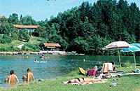 Der Rannasee in Wegscheid Passauer Land